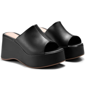 Sandália Vidacy Salto Grosso Fashion Luxo 