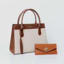 Kit 1 Bolsa + 1 carteira Vidacy Santorini 2025