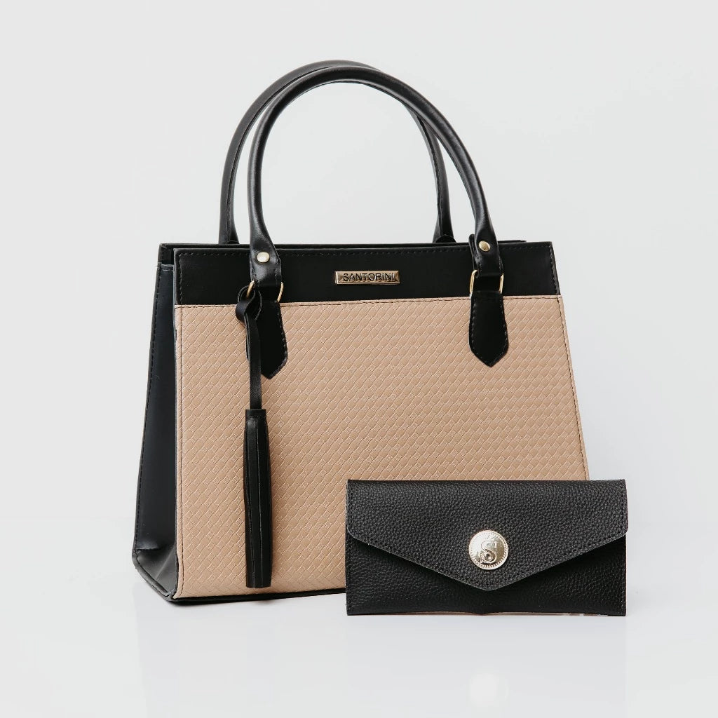 Kit 1 Bolsa + 1 carteira Vidacy Santorini 2025
