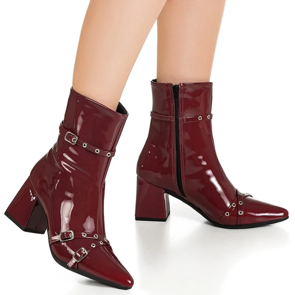 Bota Vidacy Bico Fino Fashion