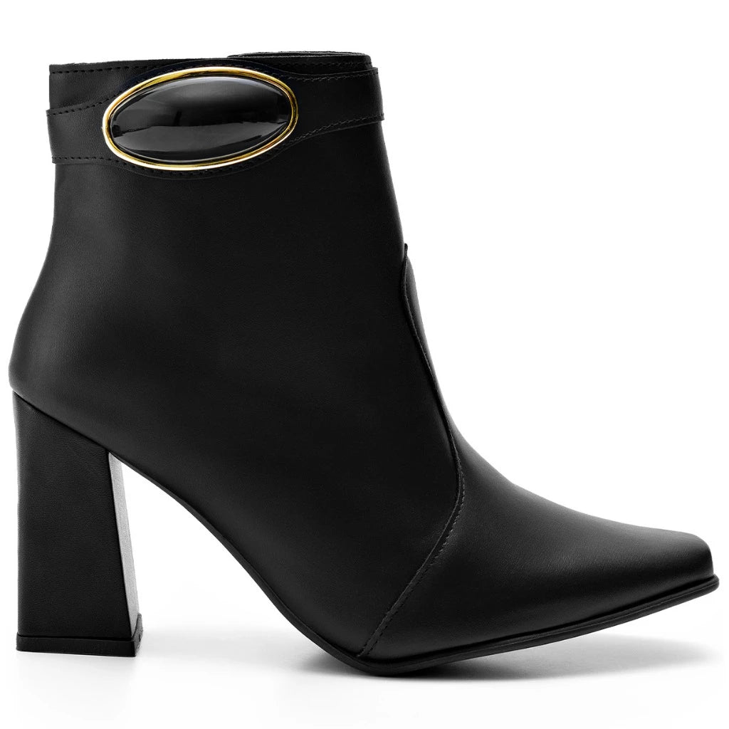 Bota Vidacy Bloco Metalizado Luxo