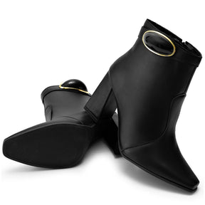 Bota Vidacy Bloco Metalizado Luxo