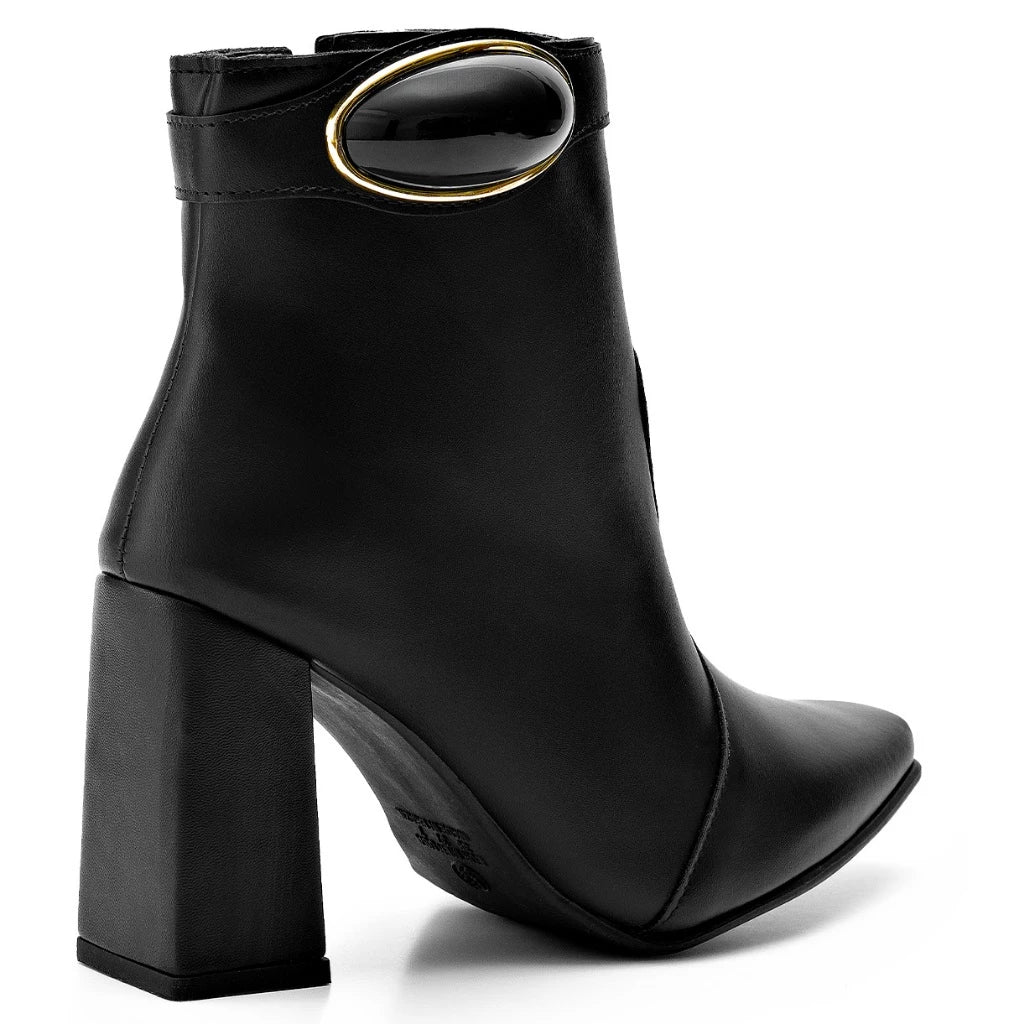 Bota Vidacy Bloco Metalizado Luxo