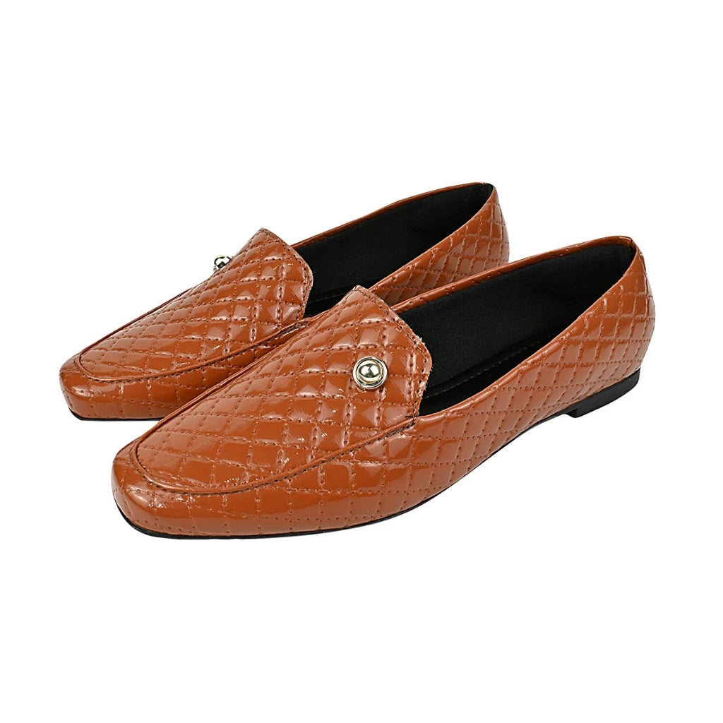 Sapato Mocassim Bico Quadrado Botorn Inverno 