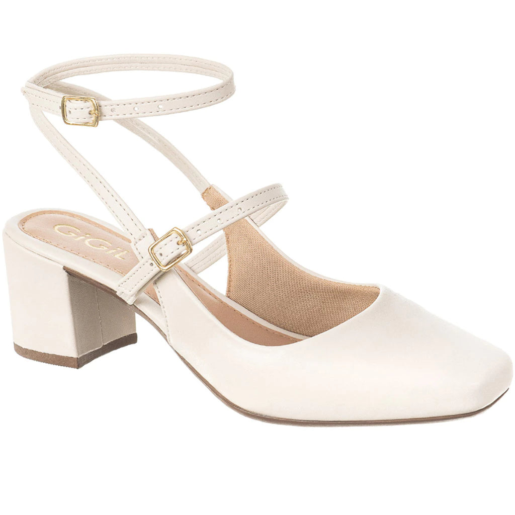 Scarpin Bico Quadrado Vintage Toes