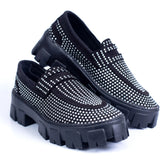 Mocassim Strass Solado