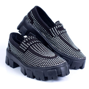 Mocassim Strass Solado