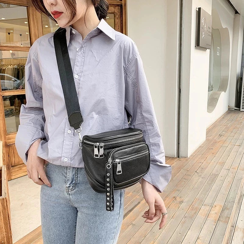 Bolsa tipo Pochete com Zíper Duplo 